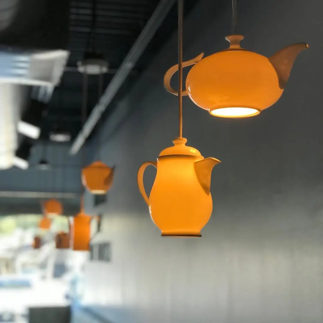 Світильник з чайників, світильники з посуду, світильники з чашок