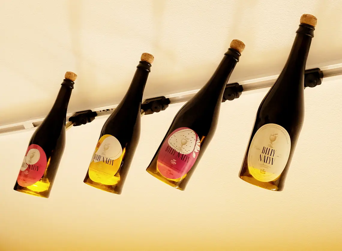 Трекові світильники з пляшок Білого наливу